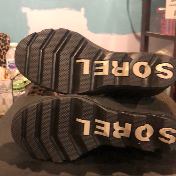 Sorel Lexie wedge black booties sz 6 new in box - Picture 7 of 8